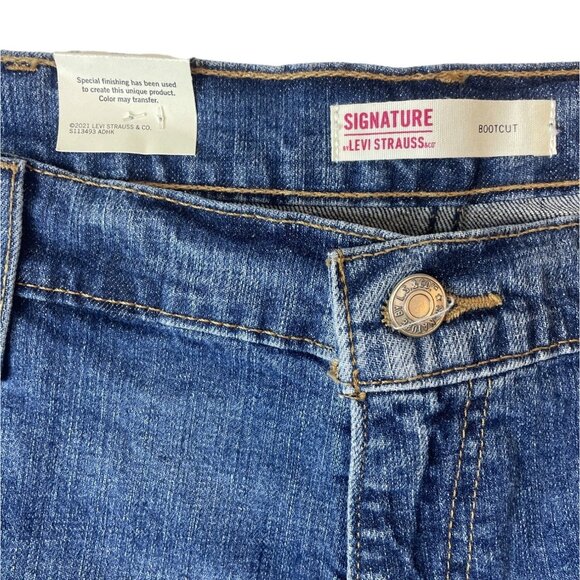 Signature Men's Blue Bootcut Jeans Sz 40x30 - NWT - Picture 5 of 10